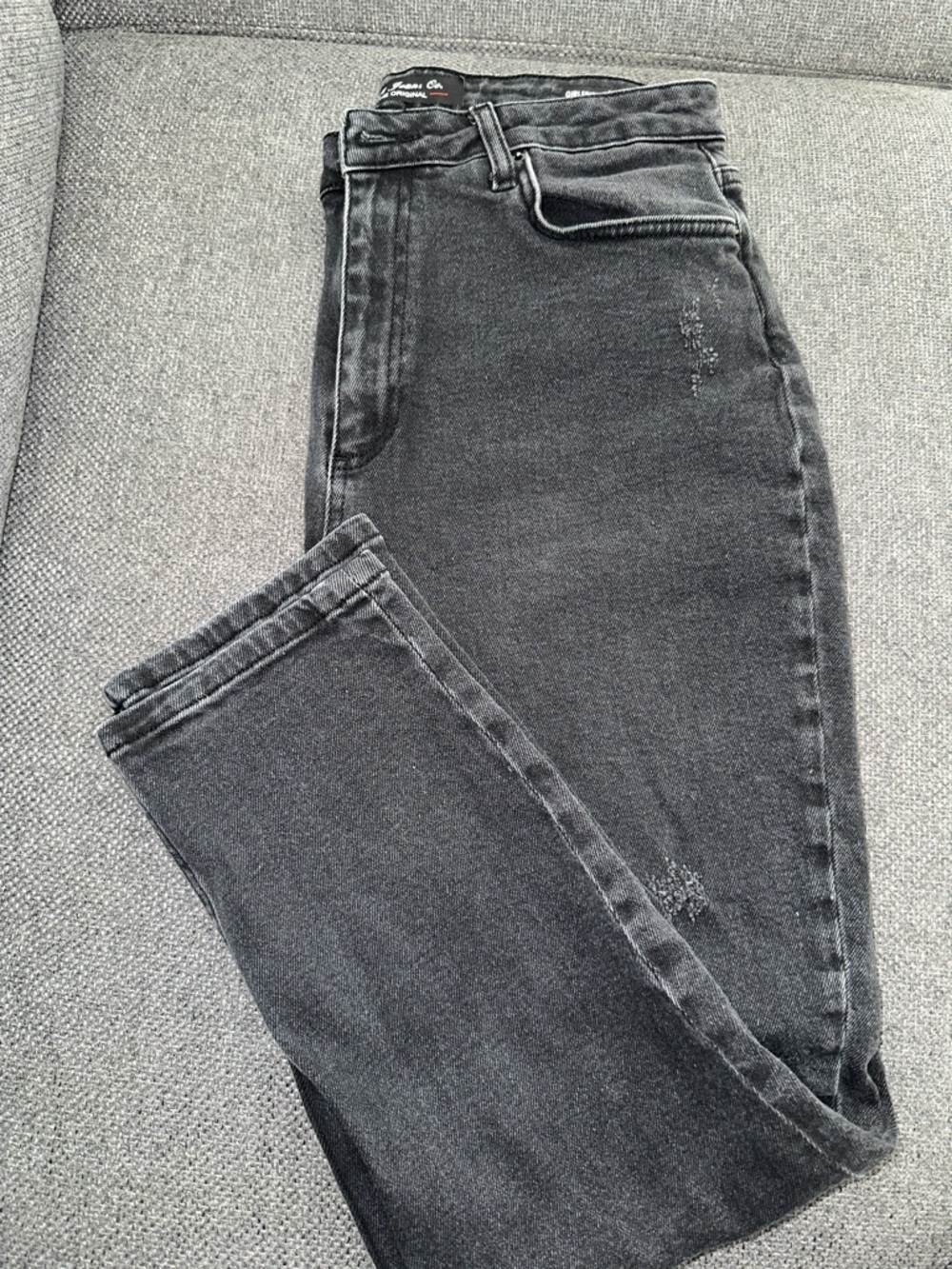 Loft Black Women's High-Rise Jeans - Classic Slim Fit %99 cotton